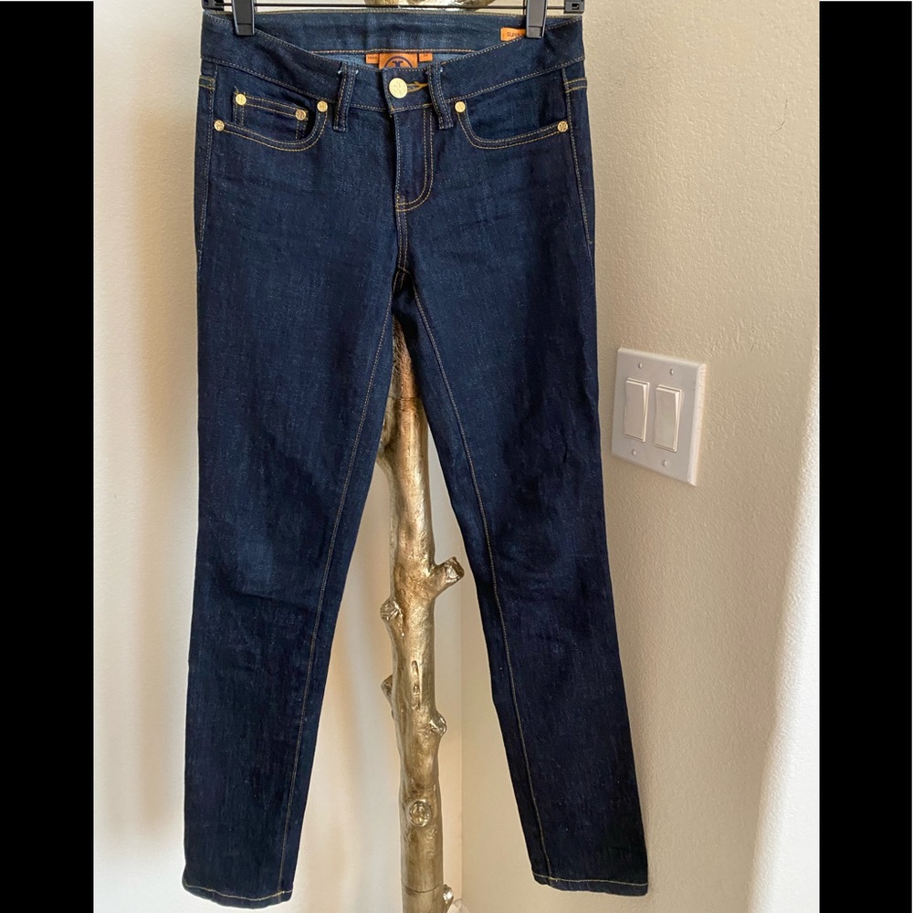 TORY BURCH DARK DENIM JEANS